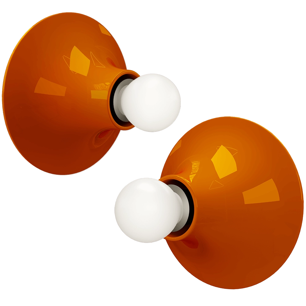 Artemide – Wall lamp teti orange 3D Model