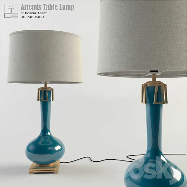 Artemis Table Lamp 3D Model Artemis Table Lamp 3D Model