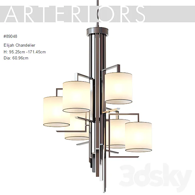 ARTERIORS _ Elijah Chandelier 3D Model ARTERIORS _ Elijah Chandelier 3D Model