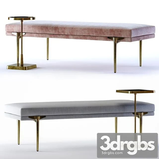 Arteriors Andrea Benches And Kaela Tables 3D Model Download