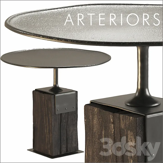 Arteriors Anvil Entry Table 3D Model