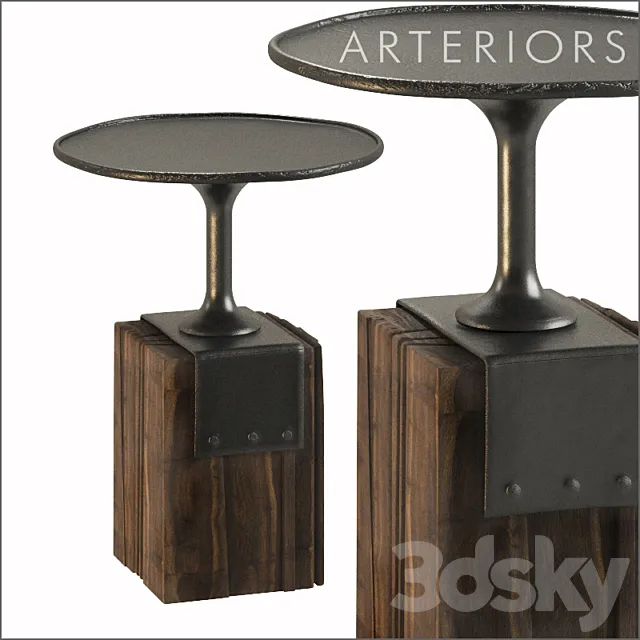 Arteriors Anvil Occasional Table 3D Model