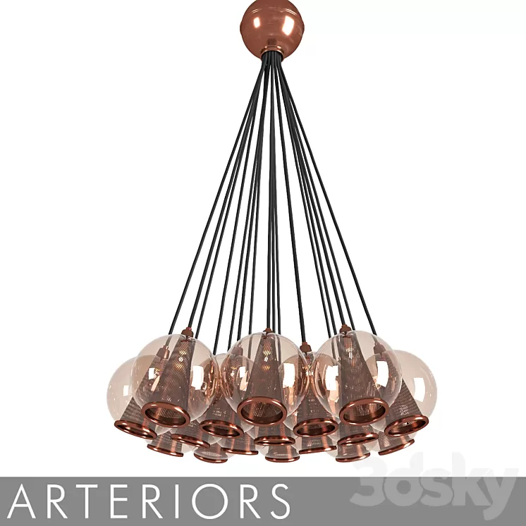 Arteriors caviar adjustable bouquet 3D Model Arteriors caviar adjustable bouquet 3D Model