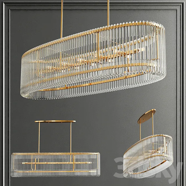Arteriors chandler chandelier 3D Model