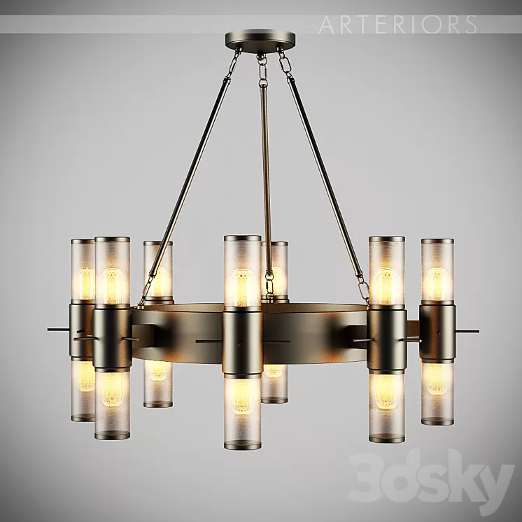 Arteriors Dirk Fixed Chandelier 3D Model