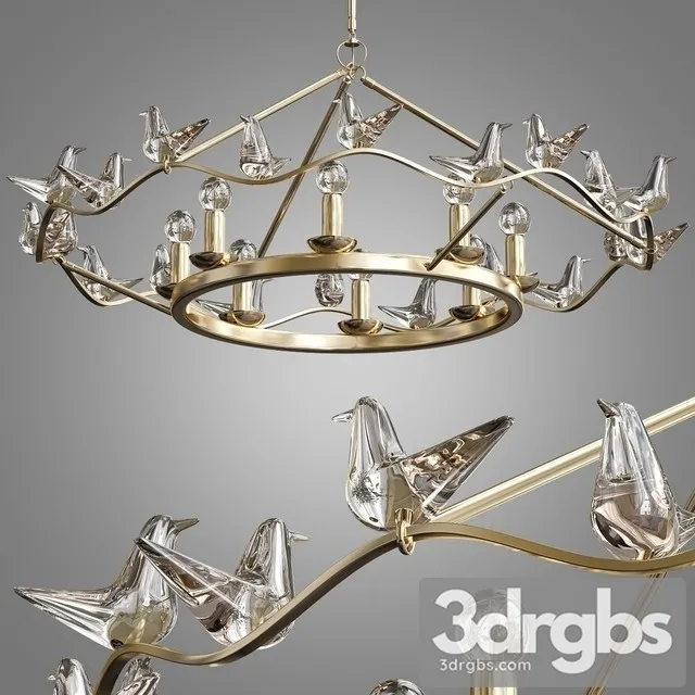 Arteriors Dove Chandelier 3D Model Download Arteriors Dove Chandelier 3D Model Download