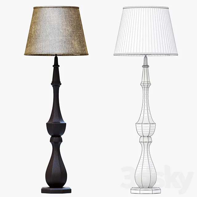 Arteriors Ellington Floor Lamp 3DModel Arteriors Ellington Floor Lamp 3DModel