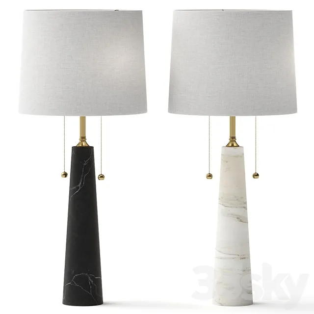 Arteriors Essential Lighting Sidney Table Lamp 3D Model Arteriors Essential Lighting Sidney Table Lamp 3D Model