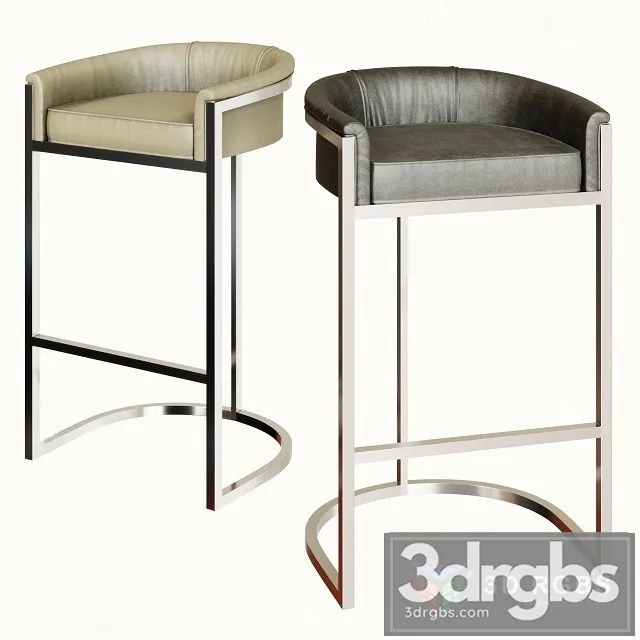 Arteriors Home Bar Stools 3D Model Download