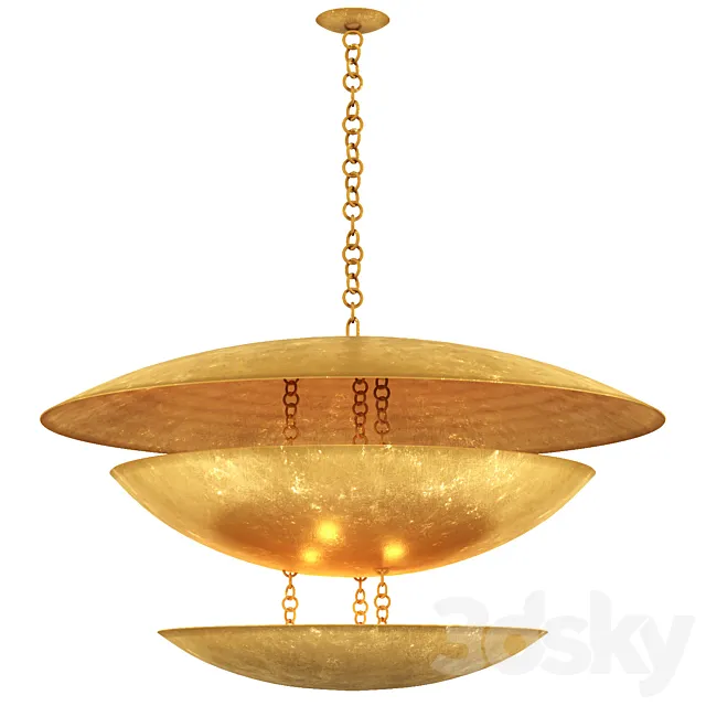 Arteriors Home Florko GOLD LEAF 3D Model Arteriors Home Florko GOLD LEAF 3D Model