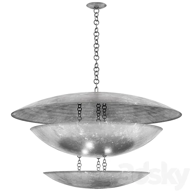 Arteriors Home Florko SILVER LEAF 3DModel Arteriors Home Florko SILVER LEAF 3DModel