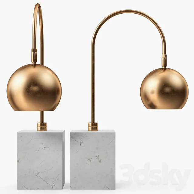 Arteriors Home – Jana desk lamp 3D Model Arteriors Home – Jana desk lamp 3D Model