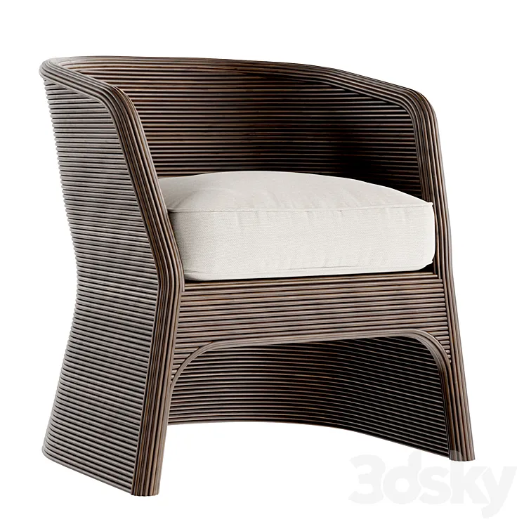 Arteriors Itiga Chair 3D Model Free Download