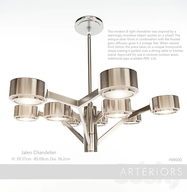 Arteriors Jalen Shandelier 3DModel