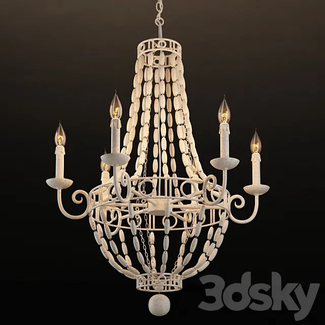 ARTERIORS Louis Small Chandelier 3D Model ARTERIORS Louis Small Chandelier 3D Model