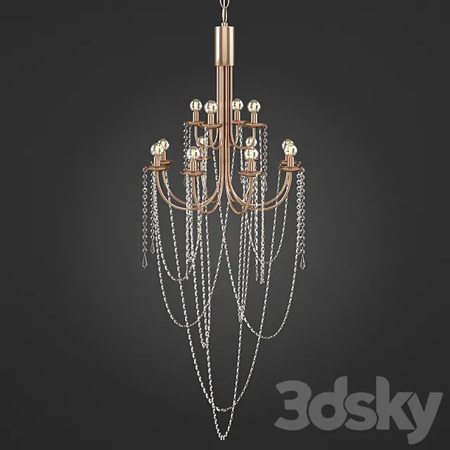 Arteriors – Mirabelle chandelier 3DModel Arteriors – Mirabelle chandelier 3DModel