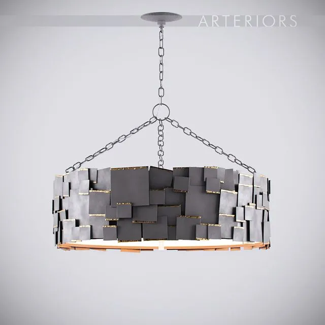 Arteriors Monty Chandelier 3D Model Arteriors Monty Chandelier 3D Model