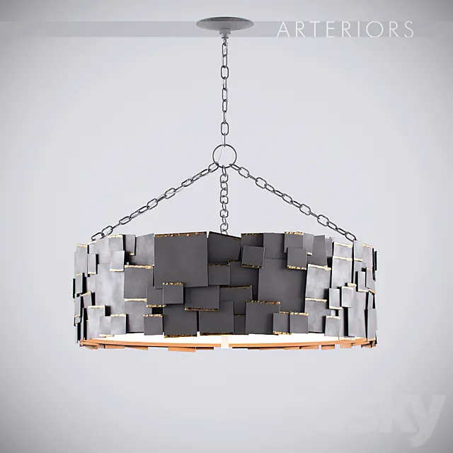 Arteriors Monty Chandelier 3DModel Arteriors Monty Chandelier 3DModel