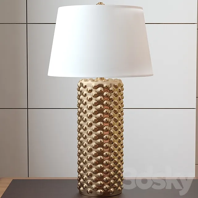 Arteriors Snail Shell Lamp 3D Model