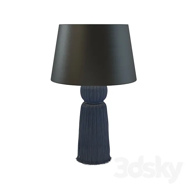 Arteriors Tassel Lamp 3D Model Arteriors Tassel Lamp 3D Model