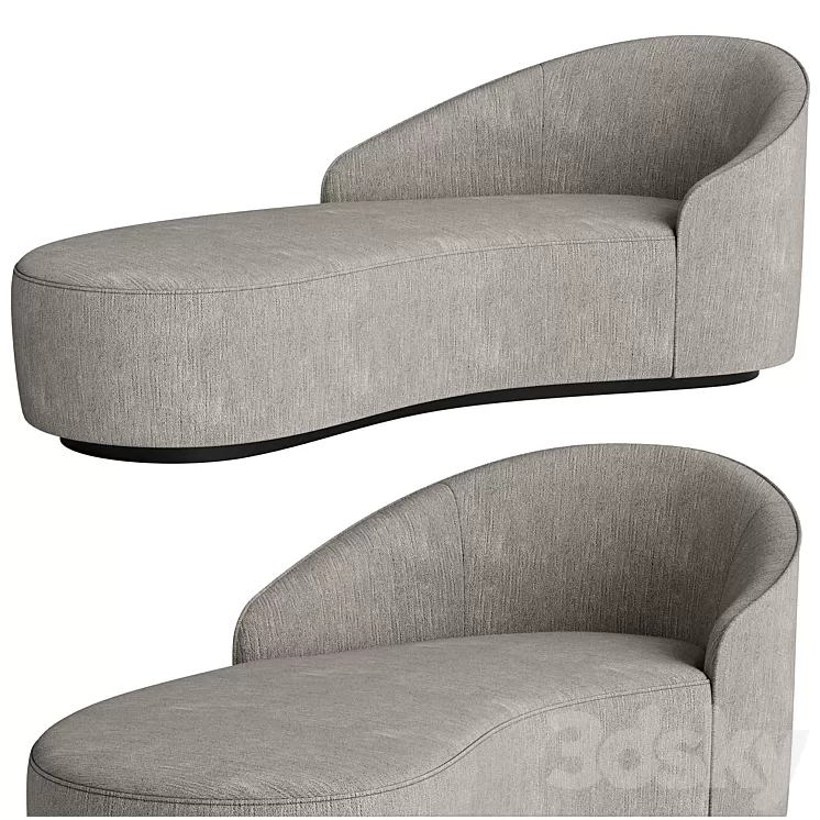 Arteriors turner chaise 3D Model Arteriors turner chaise 3D Model