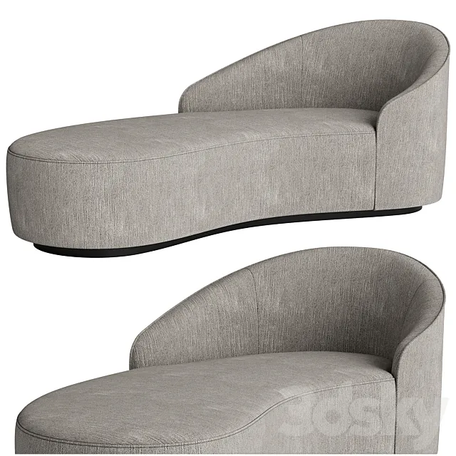 Arteriors turner chaise 3DModel Arteriors turner chaise 3DModel