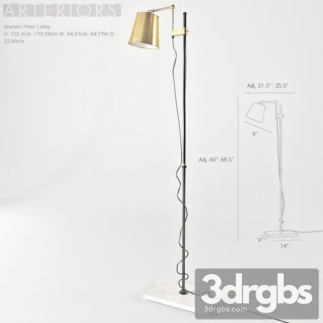 Arteriors Watson Floor Lamp 3D Model Download