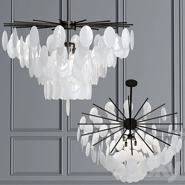 Arteriors_Tiffany_Chandelier 3D Model