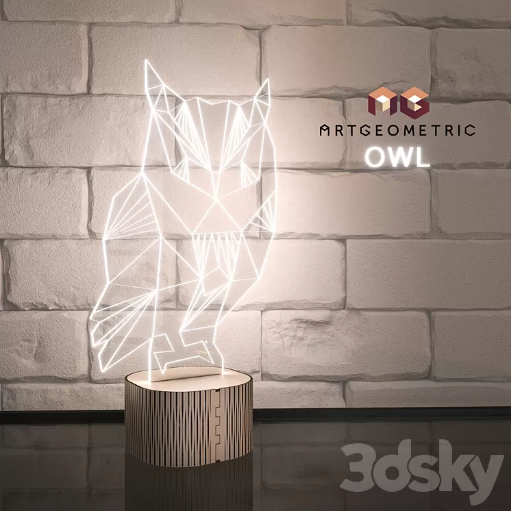 ArtGeometric OWL 3D Model ArtGeometric OWL 3D Model