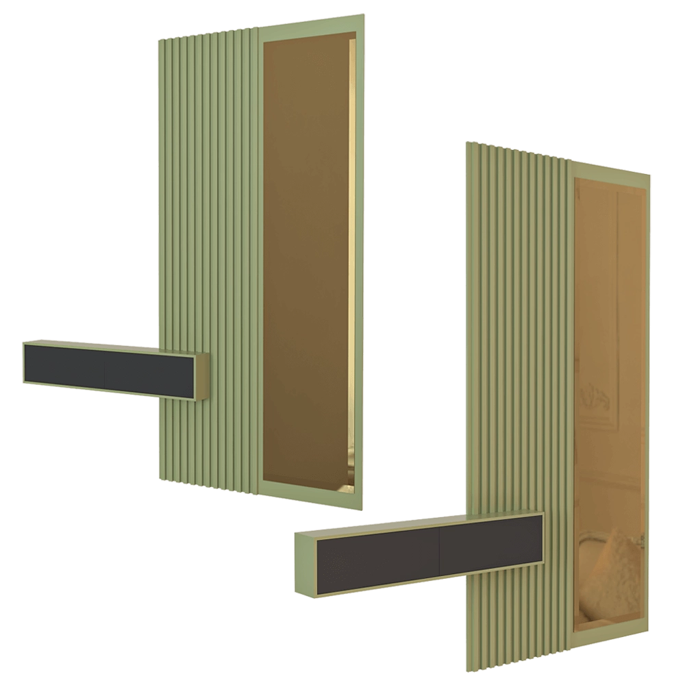 Arthur Sahakyan – Wall panel with dressing table 3D Model