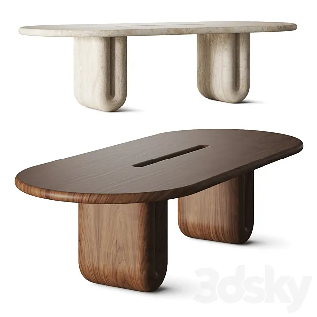 Arthur Vallin Chubby Dining Table 3DModel Arthur Vallin Chubby Dining Table 3DModel
