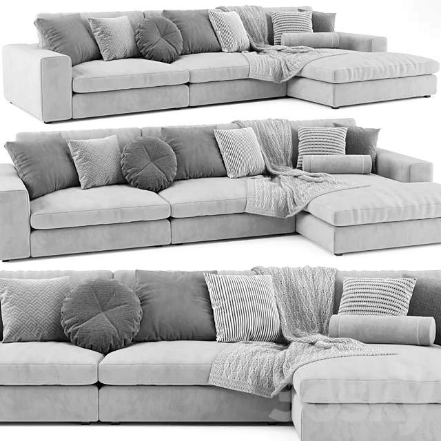 Article Beta Chaise Longue 3D Model