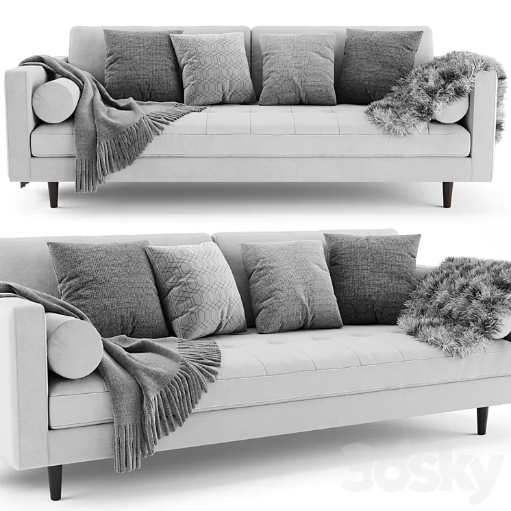 Article Sven Sofa 2 3D Model Article Sven Sofa 2 3D Model