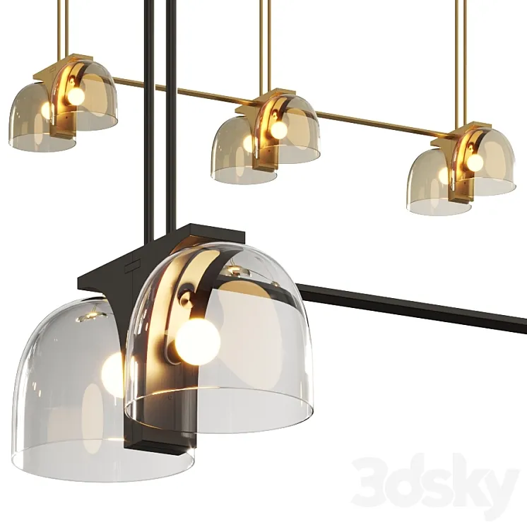 Articolo Lighting Tubi Pendant Lamp 3D Model Free Download