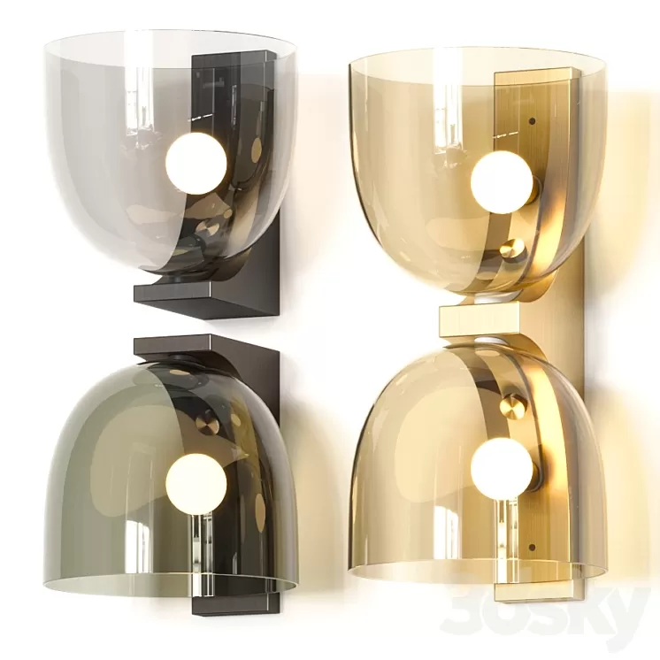 Articolo Lighting Tubi Wall Lamps 3D Model Articolo Lighting Tubi Wall Lamps 3D Model