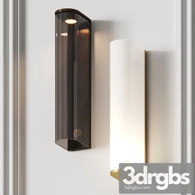 Articolo lightning slim single wall lamps 3D Model Download