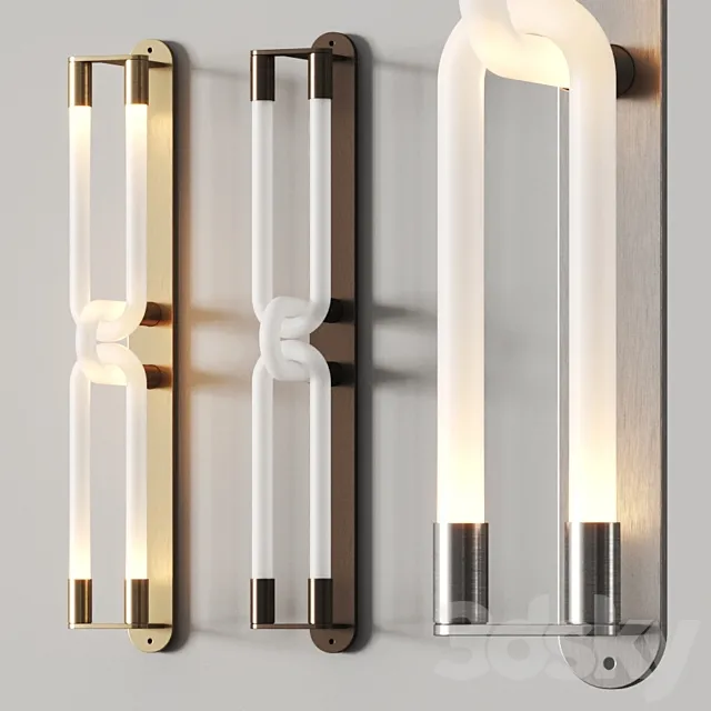Articolo Loopi Wall Sconce 3DModel Articolo Loopi Wall Sconce 3DModel