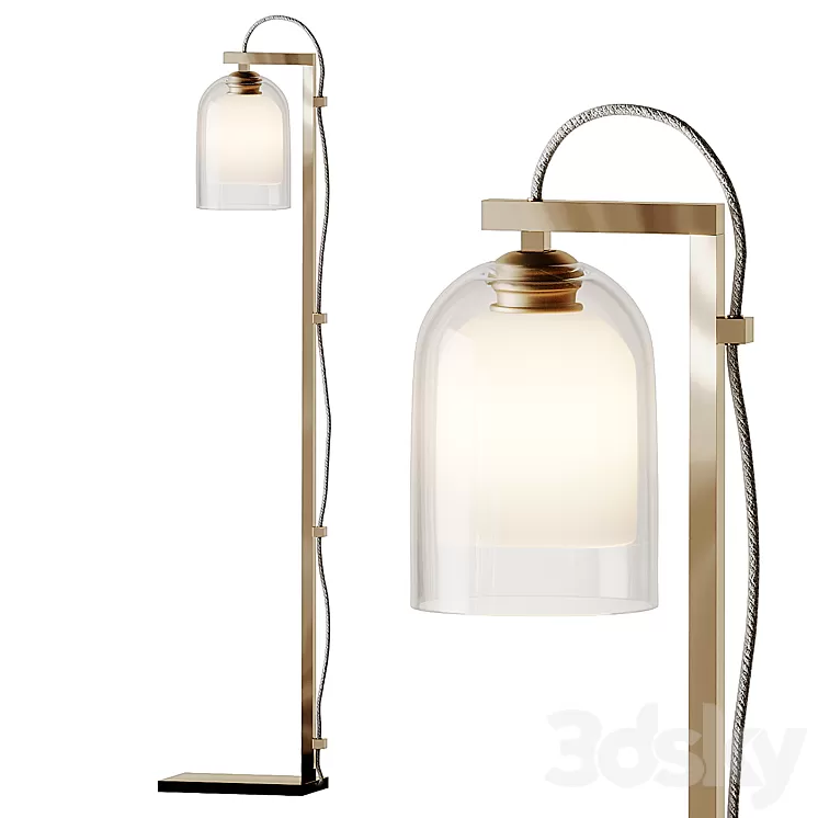 Articolo – LUMI Floor Lamps – Brass – Gray and Gray 3D Model Free Download Articolo – LUMI Floor Lamps – Brass – Gray and Gray 3D Model Free Download