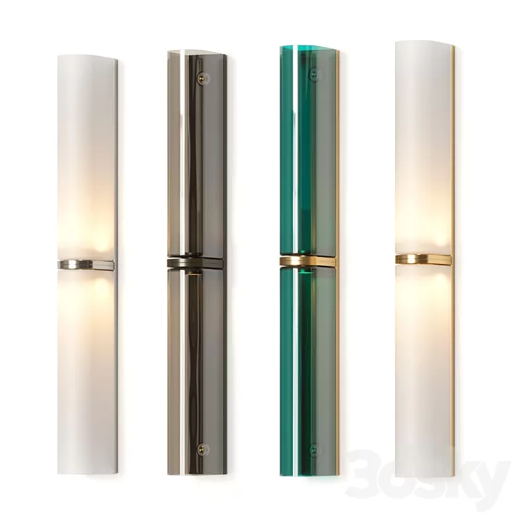 Articolo Slim Double Wall Lamps 3D Model Free Download