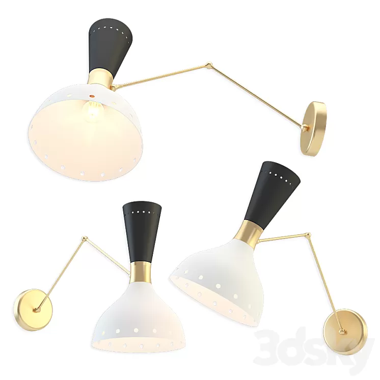 Articulated Sconce Mid-Century Modern 3D Model Free Download Articulated Sconce Mid-Century Modern 3D Model Free Download