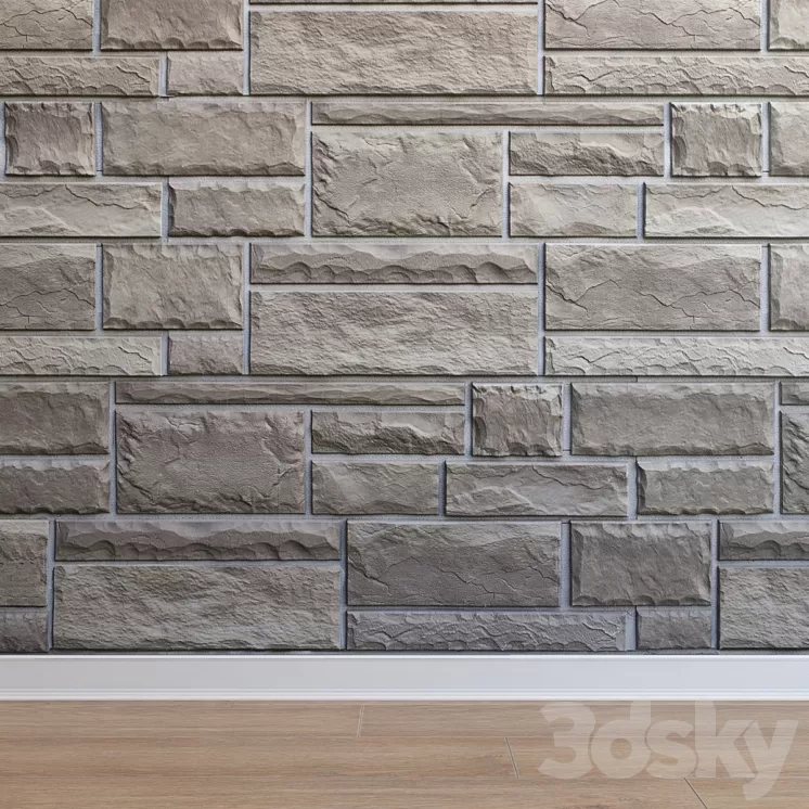 Artificial stone (Stone_006) 3D Model Artificial stone (Stone_006) 3D Model