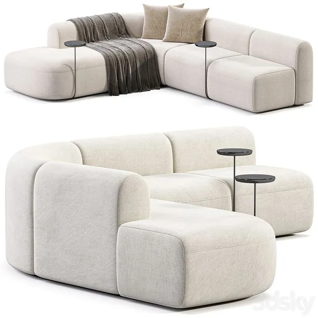 ARTIKO Sectional Modular Sofa By MDD 3D Model ARTIKO Sectional Modular Sofa By MDD 3D Model