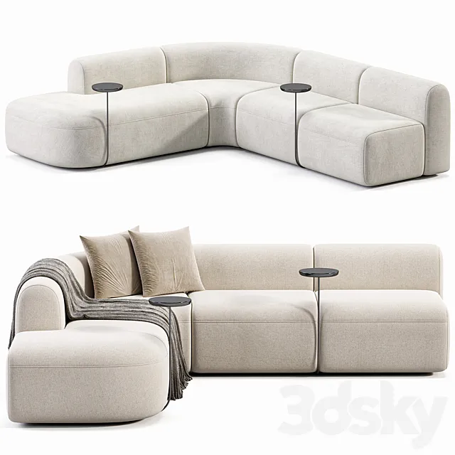 ARTIKO Sectional Modular Sofa By MDD 3D Model