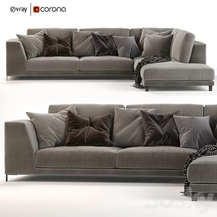 Artis Sofa by Ditre Italia 3D Model