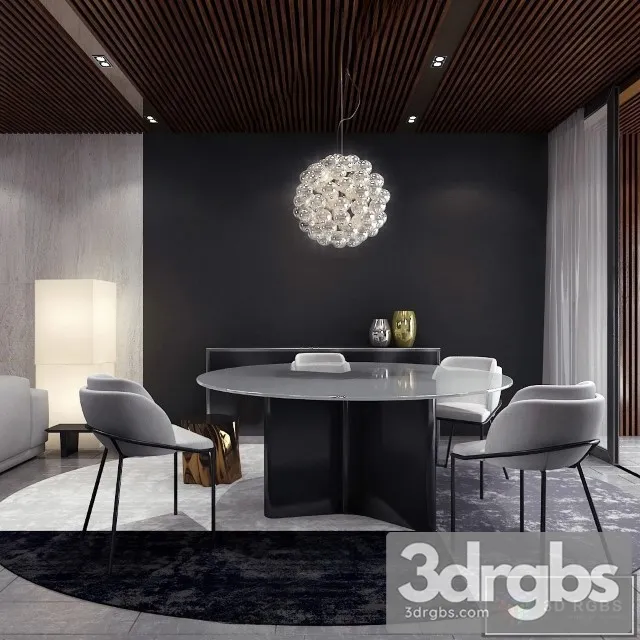 Artisan table and Wayfair Colello Chair 3D Model Download Artisan table and Wayfair Colello Chair 3D Model Download