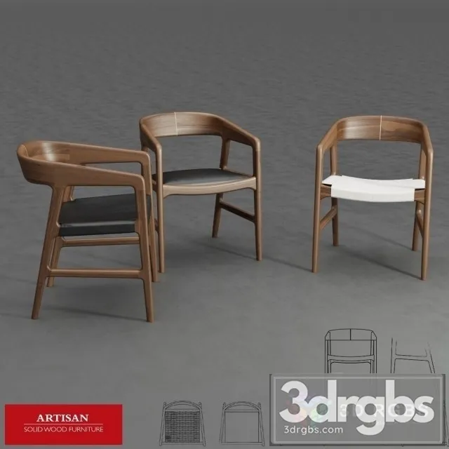 Artisan Tesa Chair 3D Model Download