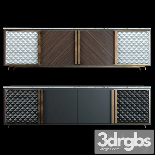 Artistic cabinet 05 2 3D Model Download