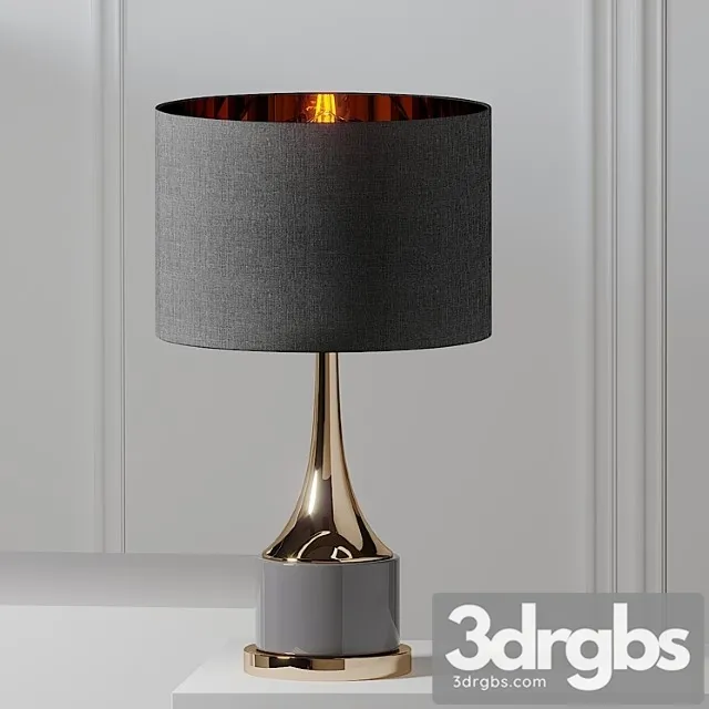 Artistic home & lighting 18.5in gold cone neck lamp 3D Model Download