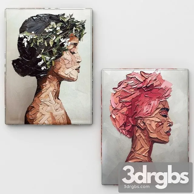 Artists Portrait 3D Model Download Artists Portrait 3D Model Download