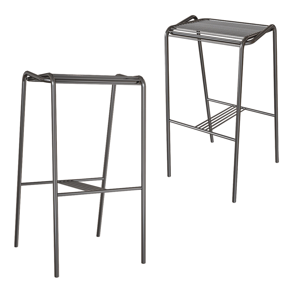 Artu – Bar stool Le Tube 2 3D Model Artu – Bar stool Le Tube 2 3D Model